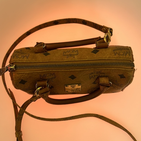 MCM Visetos Crossbody Barrel Bag - Picture 3 of 16